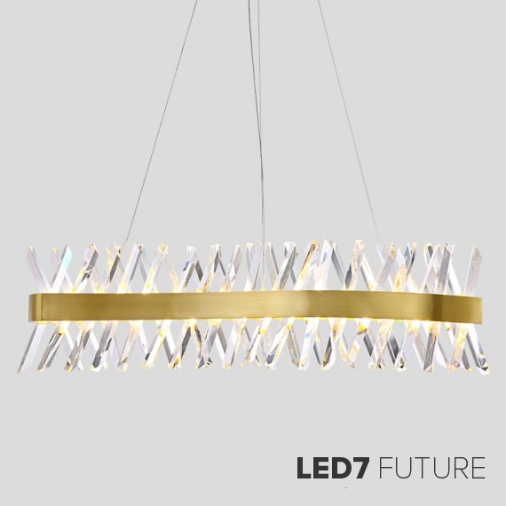 Loft Industry Modern - Razor Line Chandelier